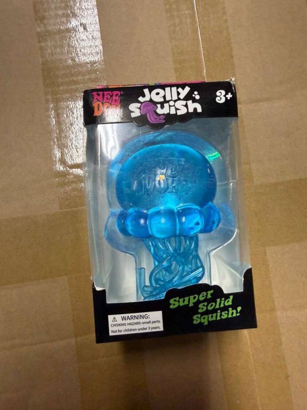 Blue NeeDoh Jelly Squish jumbo
